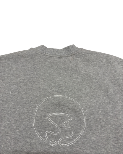 C-STITCH CREWNECK [SILVA GREY]