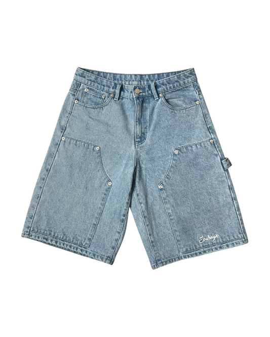 DOUBLE KNEE JORTS [CLASSIC BLUE]