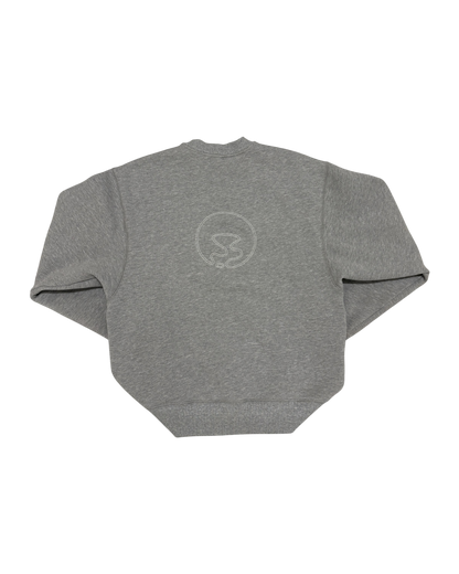 C-STITCH CREWNECK [SILVA GREY]