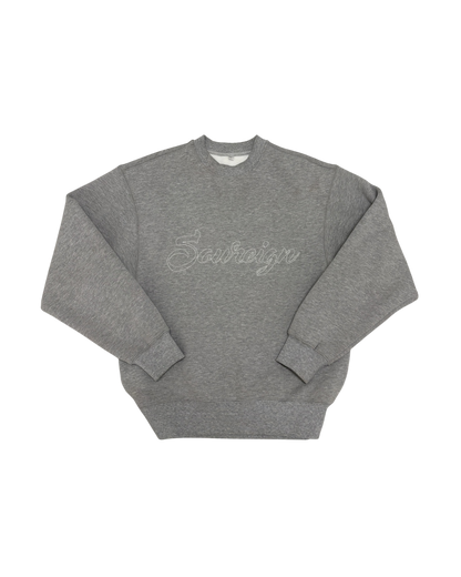C-STITCH CREWNECK [SILVA GREY]