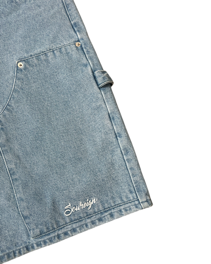DOUBLE KNEE JORTS [CLASSIC BLUE]