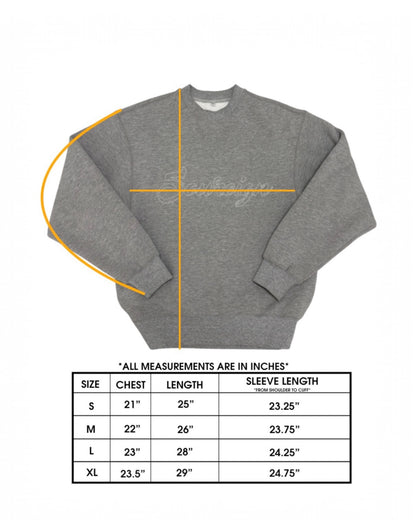 C-STITCH CREWNECK [SILVA GREY]